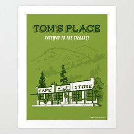 Tom's Place Artwork Art Print
