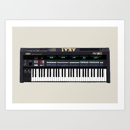 Akai AX80 Art Print
