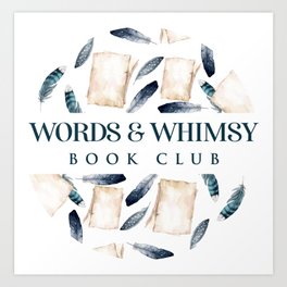 Words & Whimsy Logo Art Print