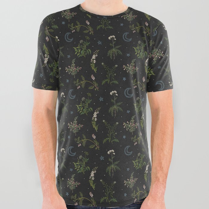 Witches Garden All Over Graphic Tee