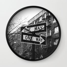 One Way Wall Clock