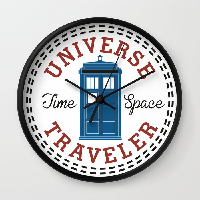 Doctor Who Converse Time Traveller Wall Clock by