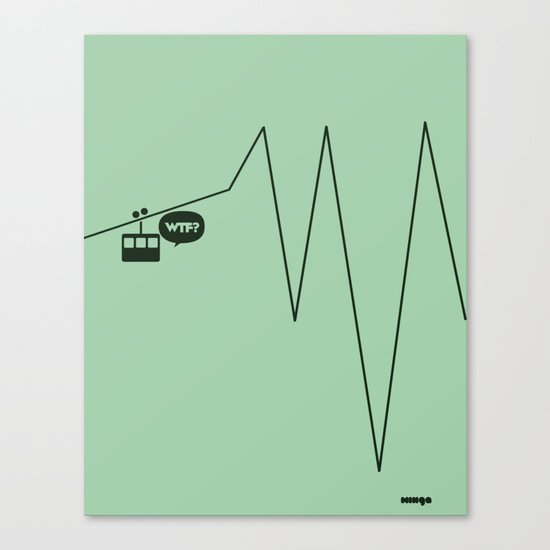 WTF? Riel! Canvas Print