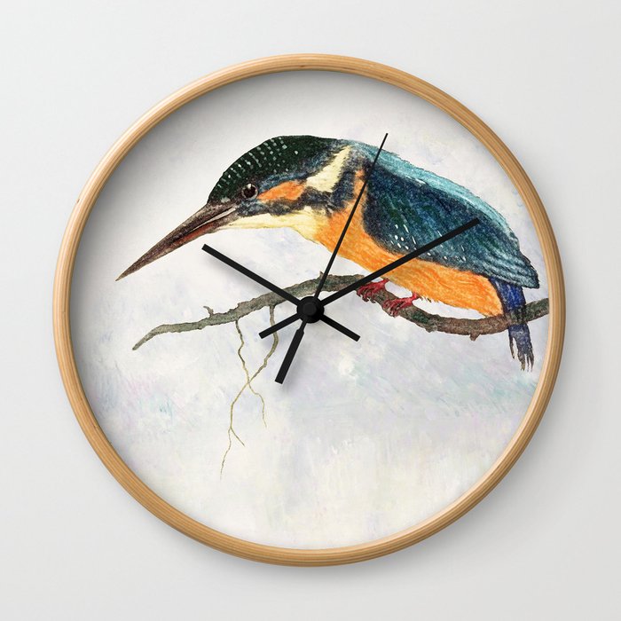 Kingfisher II Wall Clock