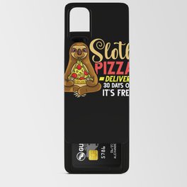 Sloth Eating Pizza Delivery Pizzeria Italian Android Card Case