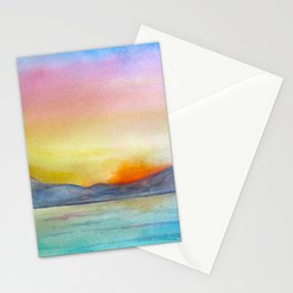 Sunset Rainbow Stationery Cards