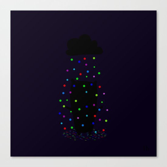 The Happy Rain Canvas Print