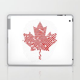 Canada Flag in Fingerprint Laptop Skin