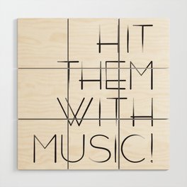 music Wood Wall Art