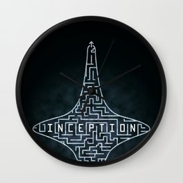 Inception - Top Maze Wall Clock | Vector, Movies & TV, Digital, Graphic Design 