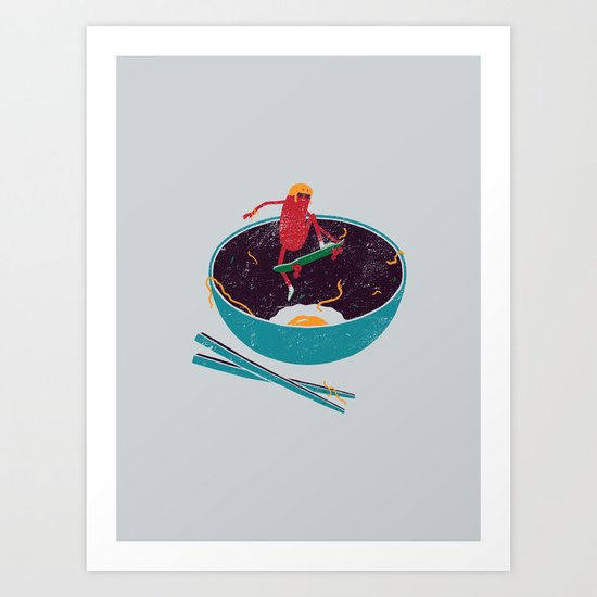 X-Food Art Print