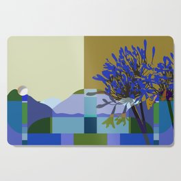 African Lily of the Nile Cutting Board