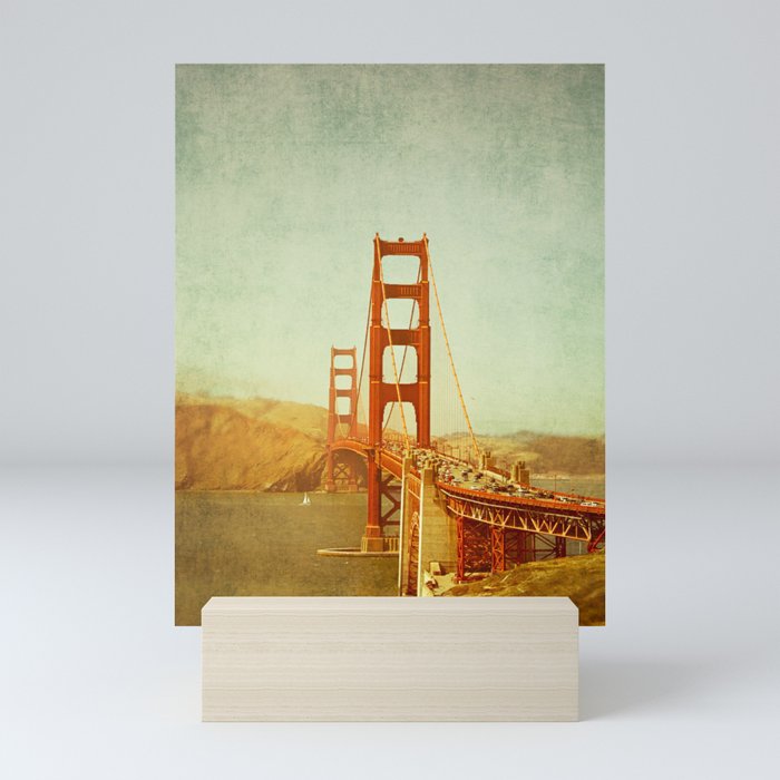 Golden Gate Bridge / San Francisco, California Mini Art Print