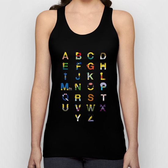 Simphabet Unisex Tank Top