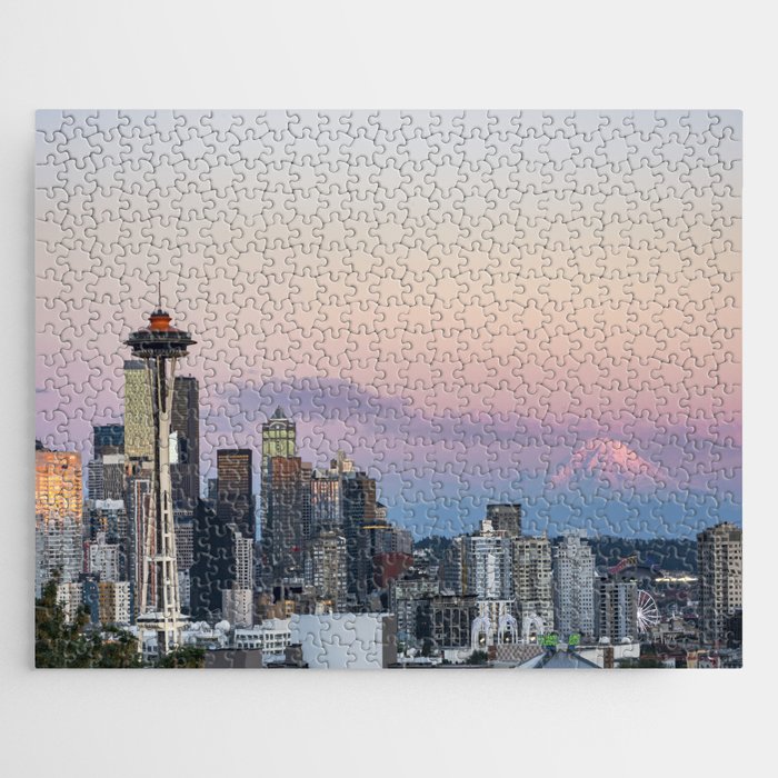 Seattle Sunset Jigsaw Puzzle