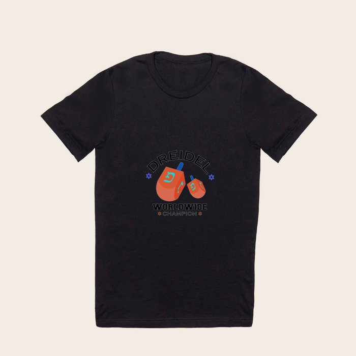 Dreidel Worldwide Champion Cute Hanukkah T Shirt by The Perfect