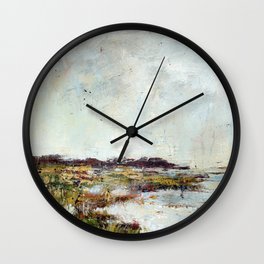 Abstract Marsh by Molly Beard Wall Clock