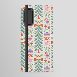 Scandi Christmas - Light Android Wallet Case