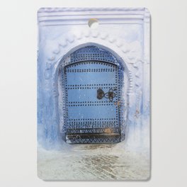 Blue Door / Porte originale/ Chefchaouen / by WHITEECO Ecologic design Cutting Board