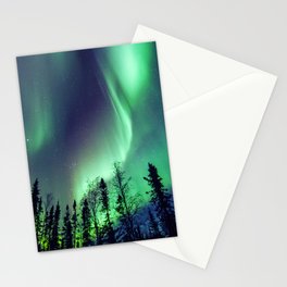 Northern Lights in Yellowknife Stationery Cards