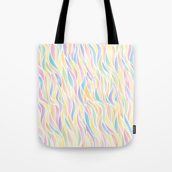 Pastel waves Tote Bag