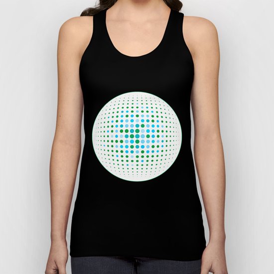 Green and blue optic Unisex Tank Top