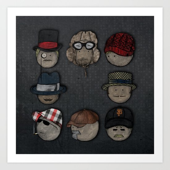You like hats? I'm mad about hats! Art Print