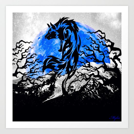 WOLF Art Print