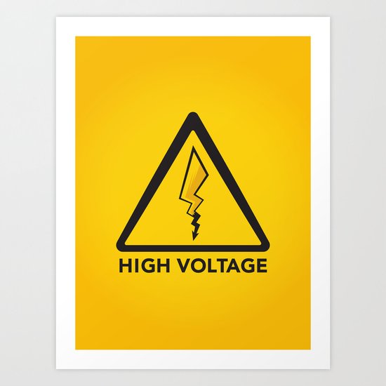 High Voltage Art Print