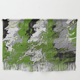 Stormy Weather Green Wall Hanging