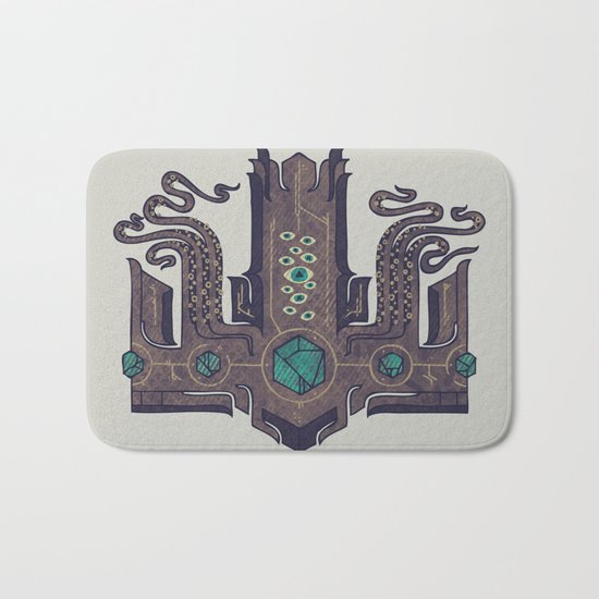 The Crown of Cthulhu Bath Mat