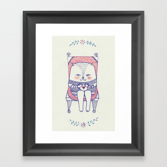 my favourite chair Framed Art Print