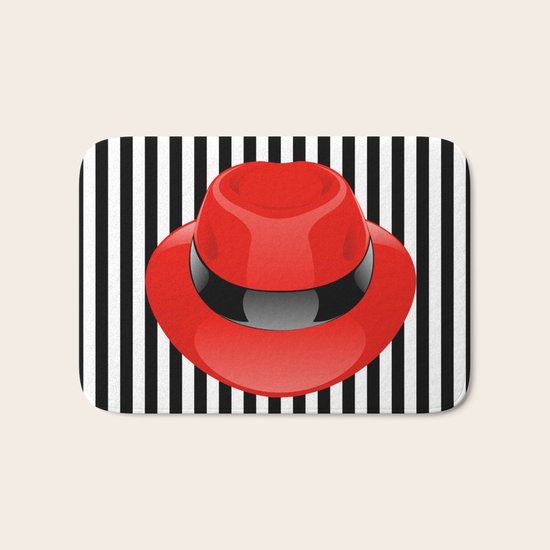 Red Hat Bath Mat
