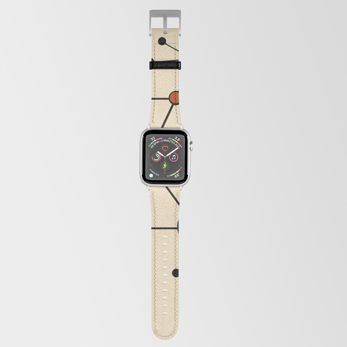 Mid century Bauhaus modern shapes 2 Apple Watch Band