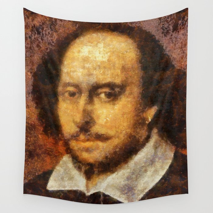 William Shakespeare Wall Tapestry