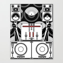 Hip-Hop Machine  Canvas Print
