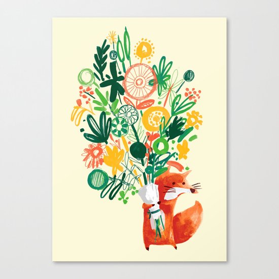 Flower Delivery Canvas Print