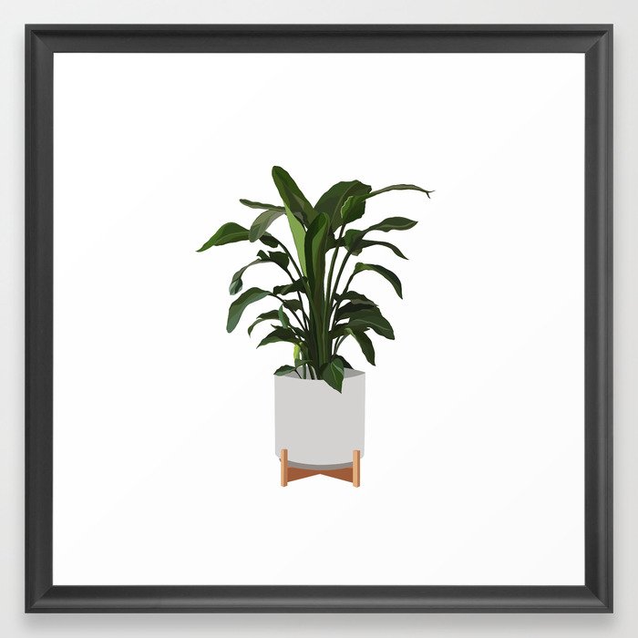 Plant Pot Framed Art Print