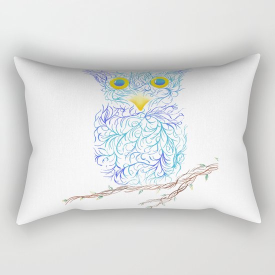 Fantasy Owl Rectangular Pillow