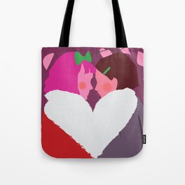 Cozy Couple Valentine or Love Image Tote Bag