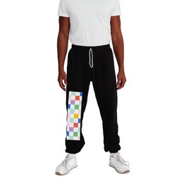 Checkered Rainbow Sweatpants