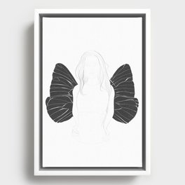 fairy wings Framed Canvas