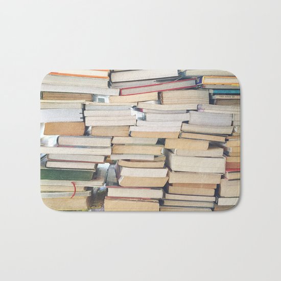 Books, Pages, Stories Bath Mat