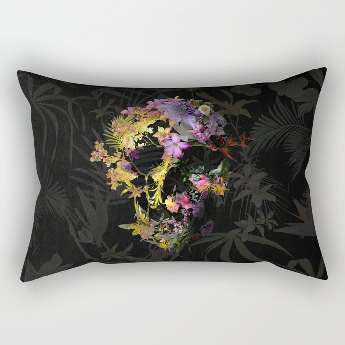 Spring Skull Rectangular Pillow