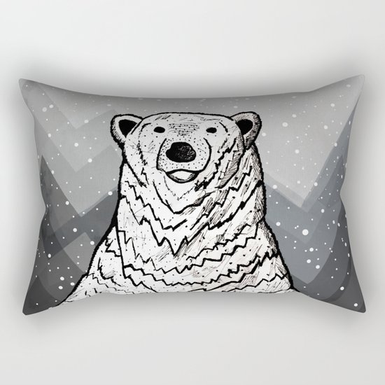 Polar Bear Rectangular Pillow