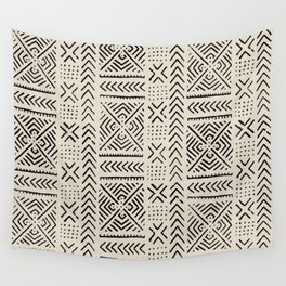 Line Mud Cloth // Bone Wall Tapestry