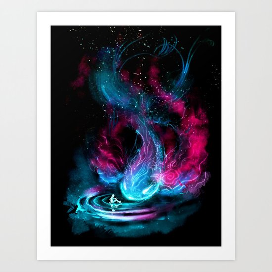 The Visitor Art Print