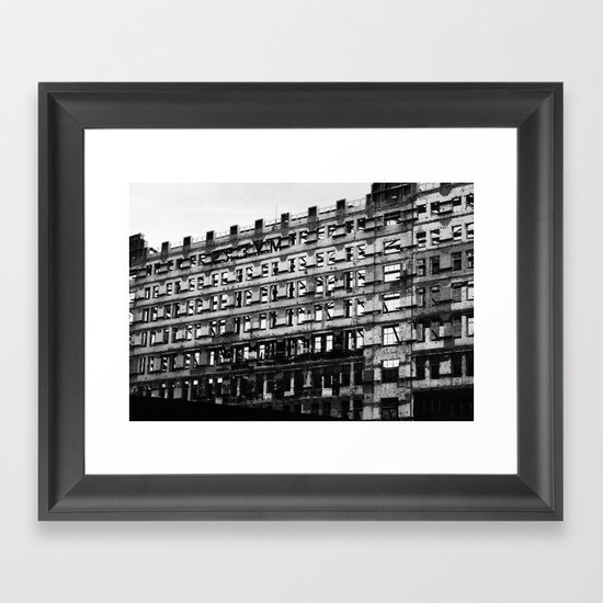 Building Framed Art Print