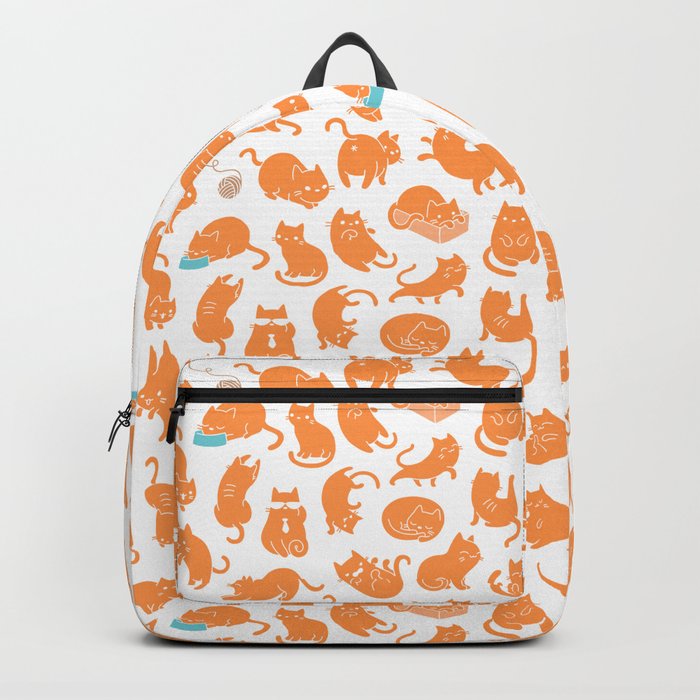 Meowers Cat Pattern Backpack