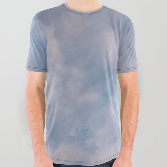 clouds All Over Graphic Tee